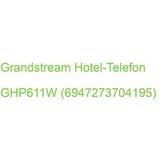 Fast telefoni Grandstream GHP Series GHP611W VoIP-telefon IEEE 802.11a/b/g/n/ac Wi-Fi 3-riktad samtalsförmåg SIP 2 linjer svart