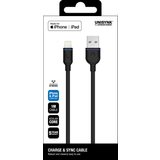 Kablar Unisynk Laddkabel USB-A till Lightning 1m