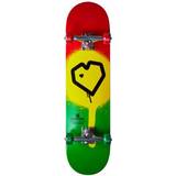 Skateboards Blueprint Spray Heart V2 komplett skateboard 8 tum rasta 2