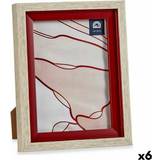 Kristall Väggdekorationer Gift Decor 17 2 21,8 Crystal Red Wood Photo Frame