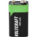 Voltcraft Batterier - Lithium Batterier & Laddbart Voltcraft 9 V Blockbatterie 6LR61 Lithium 7,4 V 500 mAh 1 Stück