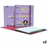 Kontorsmaterial Grafoplas Ringpärm Carpebook Mafalda Lila A4