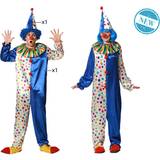 Herrar - Polis Dräkter & Kläder BigBuy Carnival Maskeraddräkt vuxna Clown Blå