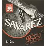 Savarez Plektrum Savarez Saiten 668594 för akustisk gitarr akustisk fosfor brons sats A140L Light .012-.053