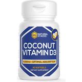 Natural Stacks D-vitamin 5000 IE kokosolja