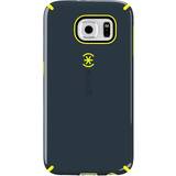Speck Gråa Mobilskal Speck Candy Shell hårt fodral för Samsung Galaxy S6 kol grå/frostskydd gul