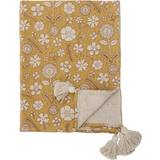 Filtar Bloomingville Camille cotton Blankets Yellow