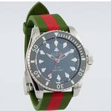 Armbandsur Gucci Dive Web Stripe watch red One size fits all
