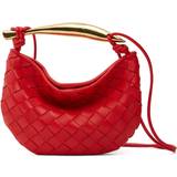 Röda Bucketväskor Bottega Veneta Mini Sardine Leather Crossbody Bag