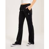 Juicy Couture Dam Byxor & Shorts Juicy Couture Mjukisbyxor Black Arched Diamante Del Ray Pant Byxor