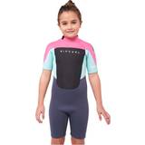 Rip Curl Vattensportkläder Rip Curl 2023 Junior Omega 1.5mm Back Shorty Wetsuit Pink