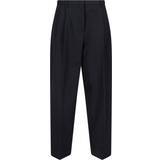 Jil Sander Dam Byxor & Shorts Jil Sander High-rise virgin wool pants black