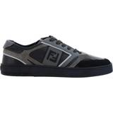 Fendi Herr Skor Fendi Black Calf Leather Low Top Sneakers EU44/US11