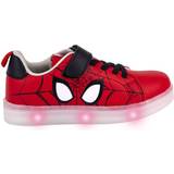 Sportskor med LED Spiderman Velcro Röd