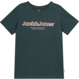 Gröna Överdelar Jack & Jones T-shirt jorLakewood Branding Tee SS Grön 152