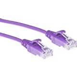 Kablar ACT CAT6 nätverkskabel, U/UTP LSZH LAN-kabel tunn snagless