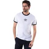 Umbro Herr T-shirts & Linnen Umbro Ringer Taped Logo Tee White