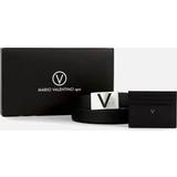 Valentino Herr Accessoarer Valentino Men's Dak Belt & Cardholder Giftset Black
