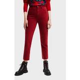 Desigual Dam Byxor & Shorts Desigual Dam jeans, röd, SE