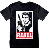 Star Wars Herr T-shirts & Linnen Star Wars Rebel Han Solo T-Shirt Black