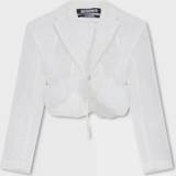 Tyll Ytterkläder Jacquemus La Veste Dentelle lace jacket white