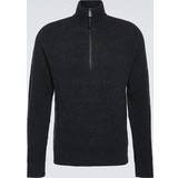 Bogner Tröjor Bogner Darvin wool and cashmere half-zip sweater black