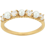 Edblad Affinity Ring - Gold/Transparent/Mother of Pearl
