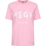 MSGM Överdelar MSGM Brush Stroke Logo Printed T-shirt