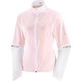 Salomon Dam Ytterkläder Salomon Women's Sense Flow Jacket, S, White/Peach Amber