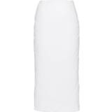 Prada Bomull Kjolar Prada Padded cotton pencil skirt white