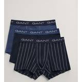 Gant Jersey Underkläder Gant Herr Trepack kritstrecksrandiga kalsonger Blå