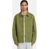 Timberland Ytterkläder Timberland Washed Canvas Chore Jacket For Men In Green Green