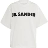 Jil Sander Dam Överdelar Jil Sander Logo cotton jersey T-shirt white