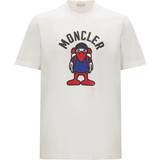 Moncler Herr - Vita T-shirts Moncler T-Shirt Monduck White