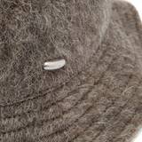 Akryl - Herr Hattar Our Legacy Wool-blend bucket hat grey