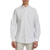 Barbour Bomull - Vita Kläder Barbour Lifestyle Tailored Fit Oxford Shirt White