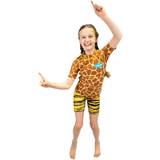 Junior Våtdräktsdelar 2022 Saltskin Junior Short Sleeve Rash Vest Giraffe