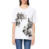 Love Moschino T-shirts & Linnen Love Moschino White Cotton Tops & T-Shirt IT40