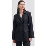 Second Female Dam Kavajer Second Female Elegance Suit Blazer Sort
