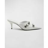 Balenciaga Dam Pumps Balenciaga Cagole 70mm Mule optic_white_silver