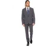 3XL Kostymer Billionaire Italian Couture Gray Wool Suit IT52