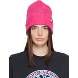 Versace Huvudbonader Versace Safety Pin ribbed-knit wool beanie pink One fits all