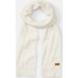 Timberland Vita Accessoarer Timberland Gradation Cable-knit Scarf For Women In White White, ONE
