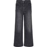 Nümph Byxor & Shorts Nümph Jeans Paris Cropped Dark Grey Denim