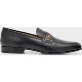 Bally 36 Loafers Bally Men's Apron Toe Loafers Black
