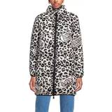 Leopard Jackor Love Moschino White Polyester Jackets & Coat IT46