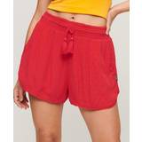 Superdry Dam Shorts Superdry Vintage Beach Short Shorts för kvinnor, Drop Kick Red