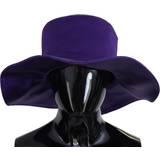 Dam - Lila Skärp Dolce & Gabbana Purple Silk Stretch Top Hat