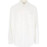 Herr - Satin Skjortor LEMAIRE White Relaxed Shirt WH023 LILY WHITE