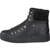 Dam - Lack Sneakers Shoe The Bear Stb-agda Croco Black Grå